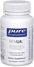 PURE ENCAPSULATIONS RENUAL UROLITHIN A SUPPLEMENT FOR MUSCLE, ENERGY HEALTHY AGING 60 CAPS