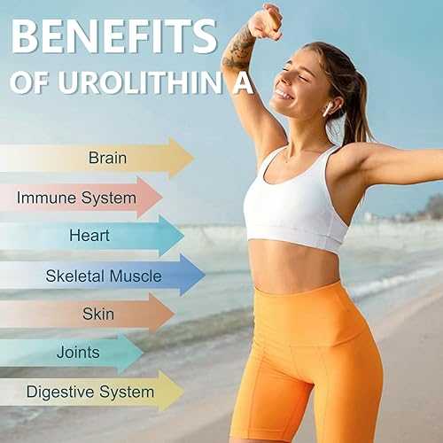 UROLITHIN A 1000MG WITH NAD , COQ10, RESVERATROL PQQ ANTIOXIDANT ENERGY SOFTGELS 120