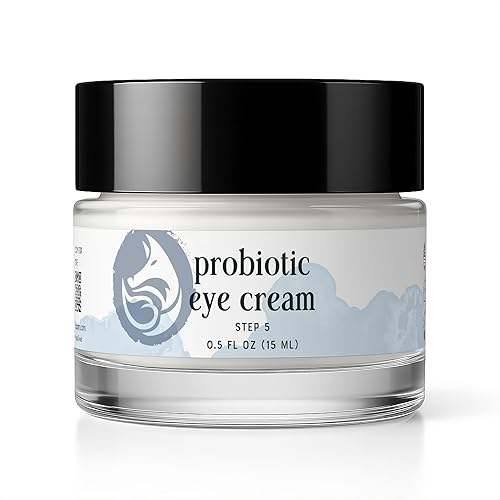 PROBIOTIC EYE CREAM WITH CAFFEINE FOR DARK CIRCLES, PUFFINESS WRINKLES 0.5OZ USA MADE