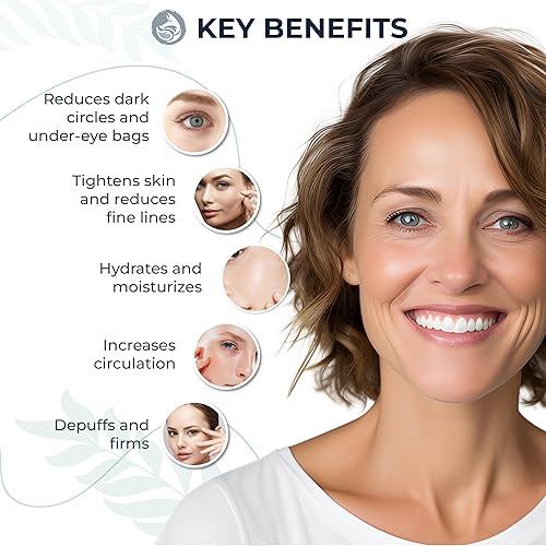 PROBIOTIC EYE CREAM WITH CAFFEINE FOR DARK CIRCLES, PUFFINESS WRINKLES 0.5OZ USA MADE