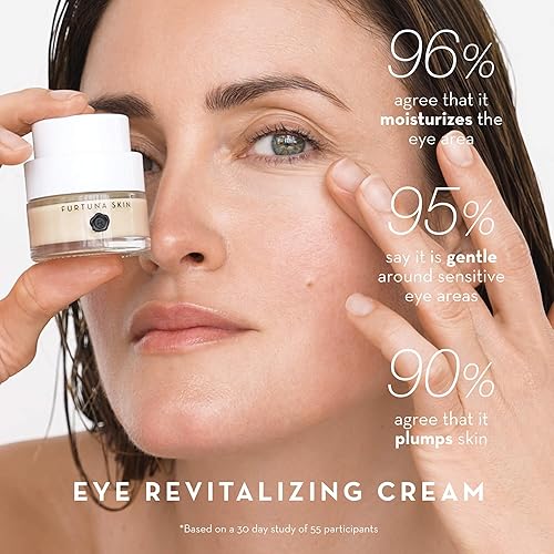 FURTUNA SKIN EYE REVITALIZING CREAM REDUCES DARK CIRCLES PUFFINESS, VEGAN, OPHTHALMOLOGIST