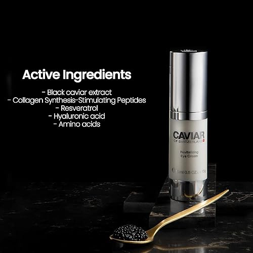 CAVIAR UNDER EYE CREAM ANTI-AGING MOISTURIZER FOR WRINKLES, PUFFINESS DARK CIRCLES