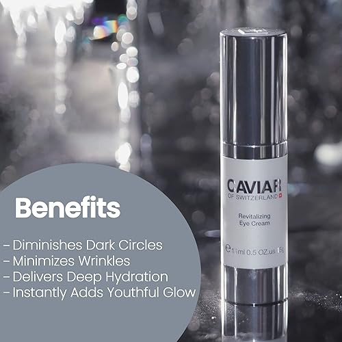 CAVIAR UNDER EYE CREAM ANTI-AGING MOISTURIZER FOR WRINKLES, PUFFINESS DARK CIRCLES