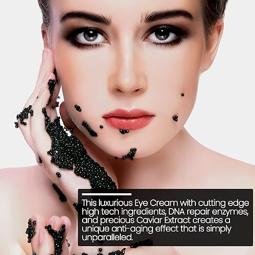 CAVIAR UNDER EYE CREAM ANTI-AGING MOISTURIZER FOR WRINKLES, PUFFINESS DARK CIRCLES