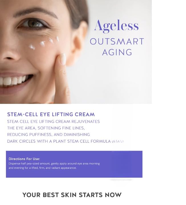 CELESTY ANTI-AGING EYE SERUM WITH PEPTIDES CENTELLA ASIATICA REDUCES WRINKLES DARK CIRCLES