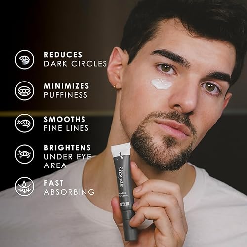 FORTE SERIES APRICUS EYE SERUM WITH CAFFEINE PEPTIDES LIGHTWEIGHT TREATMENT FOR DARK CIRCLES PUFFINESS