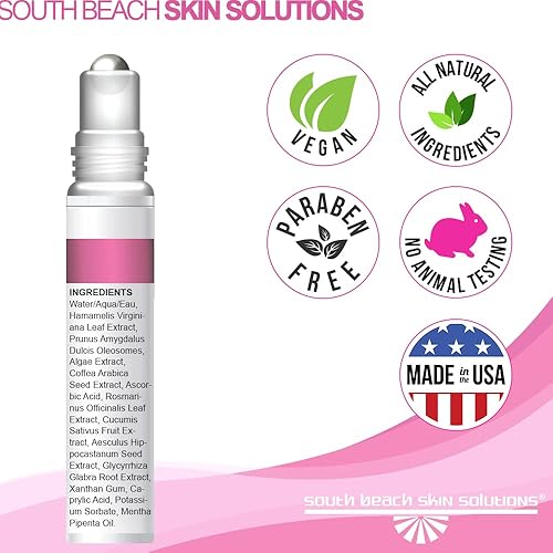 SOUTH BEACH DARK UNDER EYE CORRECTOR NATURAL ANTI-AGING CREAM FOR DARK CIRCLES PUFFINESS