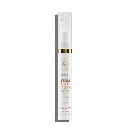 HYLUNIA INTENSIVE REPAIR EYE CREAM HYDRATING, FIRMING WITH PEPTIDES, VITAMIN C HYALURONIC ACID