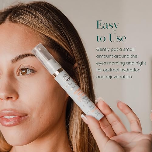 HYLUNIA INTENSIVE REPAIR EYE CREAM HYDRATING, FIRMING WITH PEPTIDES, VITAMIN C HYALURONIC ACID