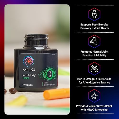 MITOQ JOINT ADVANCED COQ10 SUPPLEMENT WITH MITOQUINOL GREEN LIPPED MUSSEL - 60 SOFTGELS