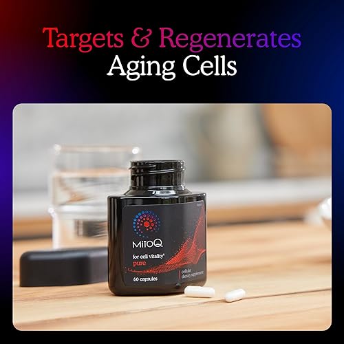 MITOQ PURE ADVANCED MITOCHONDRIA SUPPLEMENT BOOST ENERGY, HEART HEALTH HEALTHY AGING
