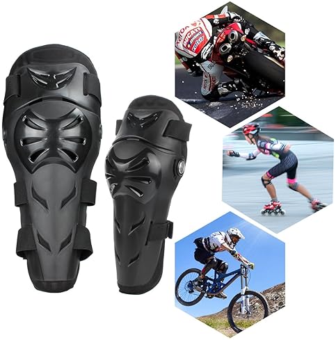 GES 4PCS ADJUSTABLE KNEE ELBOW PADS PROTECTIVE ARMOR FOR MOTORCYCLE CYCLING RACING ADULTS