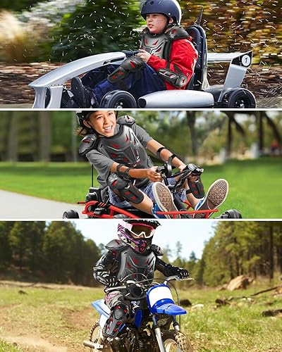 STARKNIGHTMT KIDS DIRT BIKE CHEST PROTECTOR ARMOR - YOUTH OFF-ROAD MOTORCYCLE RIDING GEAR