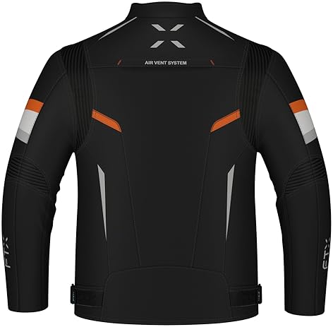 FTX MENS MOTORCYCLE JACKET - FULL BODY ARMOR, CORDURA TEXTILE PROTECTIVE GEAR