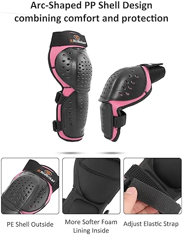 RIDBIKER YOUTH DIRT BIKE ARMOR VEST WITH CHEST PROTECTOR, KNEE ELBOW PADS KIDS MOTOCROSS GEAR