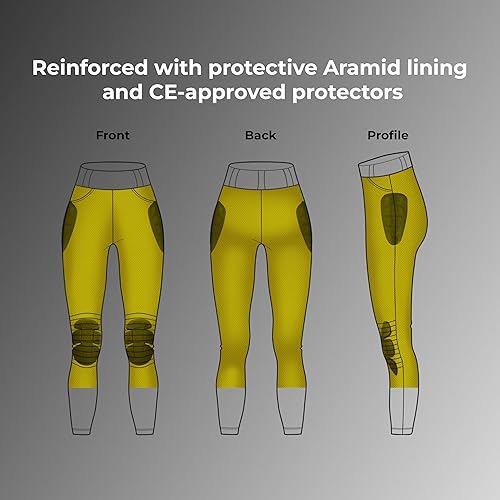 GREAT BIKERS GEAR WOMEN S MOTORCYCLE RIDING LEGGINGS WITH PROTECTIVE CE ARMOR CARGO MOTORBIKE PANTS