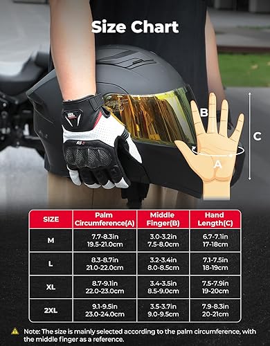 KEMIMOTO SHEEPSKIN LEATHER MOTORCYCLE GLOVES FOR MEN PROTECTIVE GLOVES FOR MOTOCROSS ATV UTV