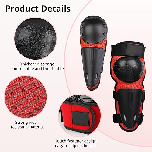 SPORTOKY KIDS 5-PIECE DIRT BIKE ARMOR SET YOUTH MOTOCROSS PROTECTIVE GEAR WITH PADS FOR ATV, SKATEBO