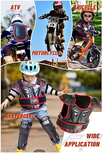 ROPPONGI YOUTH KIDS DIRT BIKE GEAR - PROTECTIVE MOTOCROSS ARMOR SUIT CHEST PROTECTOR FOR BOYS GIRLS