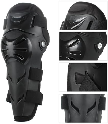 GES 4PCS ADJUSTABLE MOTORCYCLE KNEE ELBOW PADS PROTECTOR FOR ADULT CYCLING RACING ARMOR