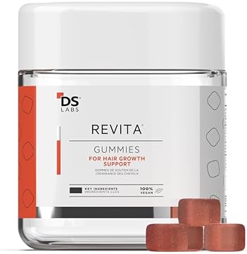 REVITA HAIR GUMMIES BIOTIN, ZINC MELATONIN FOR THICKER, STRONGER, VEGAN HAIR