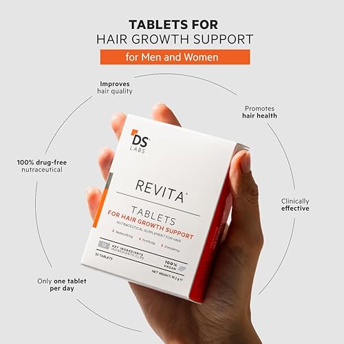 REVITA SHAMPOO VITAMIN TABLETS FOR THICKER HAIR GROWTH, DHT BLOCKER BIOTIN