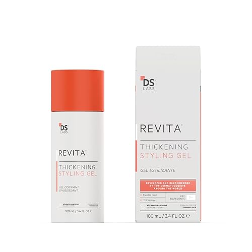 REVITA HAIR STYLING GEL FOR MEN MEDIUM HOLD, VOLUMIZING, THICKENING, 3.4 OZ