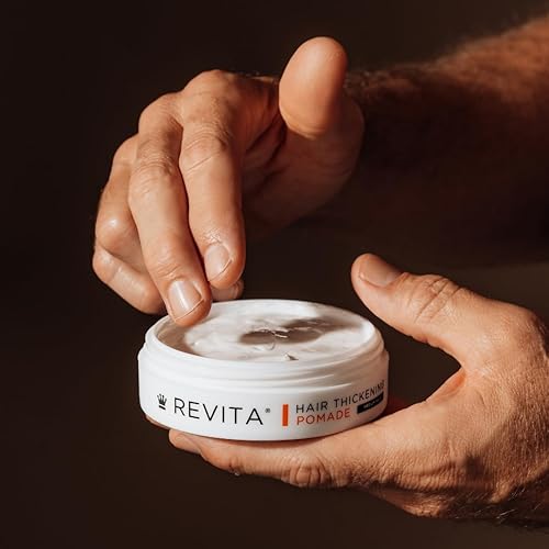 REVITA HAIR POMADE FOR MEN MATTE THICKENING CREAM WITH BIOTIN CAFFEINE, 3.3 OZ