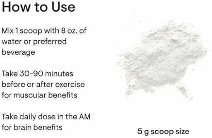 THORNE MICRONIZED CREATINE MONOHYDRATE POWDER 5G, 180 SERVINGS, NSF CERTIFIED, UNFLAVORED