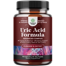 NATURES CRAFT HERBAL URIC ACID DETOX CAPSULES WITH TART CHERRY DAILY KIDNEY JOINT SUPPORT FOR MEN WOMEN