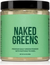 NAKED NUTRITION ORGANIC SUPER GREENS POWDER VEGAN, NON-GMO, PREBIOTIC PROBIOTIC, 35 SERVINGS