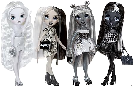 MGA ENTERTAINMENT RAINBOW HIGH LUNA MADISON GRAYSCALE 11 FASHION DOLL WITH GREY HAIR METALLIC OUTFIT, GIFT 4-10