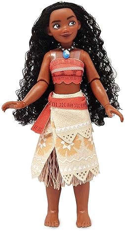 DISNEY PRINCESS MOANA DOLL 11 FULLY POSABLE GIRL S TOY WITH BRUSH CLASSIC OUTFIT