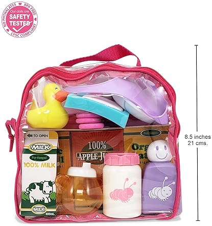 JC TOYS BABY DOLL NURSERY 20-PIECE ACCESSORY SET BY BERENGUER BOUTIQUE FITS MOST DOLLS, AGES 2