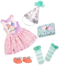 BRANFORD GLITTER GIRLS 14-INCH DELUXE BIRTHDAY PARTY DOLL OUTFIT TOYS CLOTHES FOR GIRLS 3 YEARS