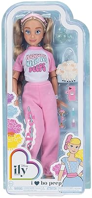 JAKKS PACIFIC DISNEY ILY 4EVER BO PEEP FASHION DOLL 11.5 WITH 13 ARTICULATIONS GLITTERY MICKEY RING