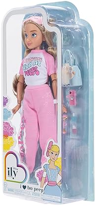 JAKKS PACIFIC DISNEY ILY 4EVER BO PEEP FASHION DOLL 11.5 WITH 13 ARTICULATIONS GLITTERY MICKEY RING