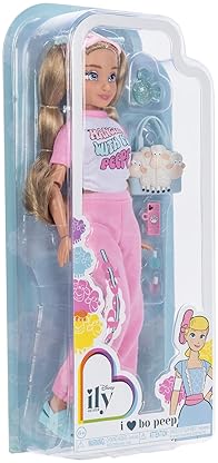 JAKKS PACIFIC DISNEY ILY 4EVER BO PEEP FASHION DOLL 11.5 WITH 13 ARTICULATIONS GLITTERY MICKEY RING