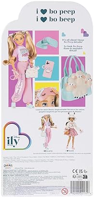 JAKKS PACIFIC DISNEY ILY 4EVER BO PEEP FASHION DOLL 11.5 WITH 13 ARTICULATIONS GLITTERY MICKEY RING