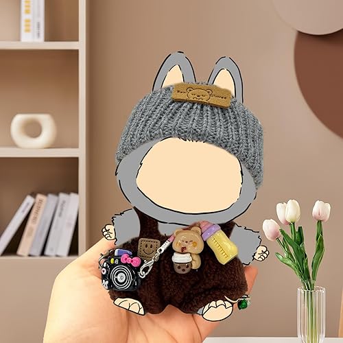 LUFZFEU 2025 DOLL CLOTHES 3-PIECE OUTFIT SET FOR 17CM DOLLS CUTE, UNIQUE DRESS-UP ACCESSORIES