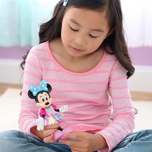 JUST PLAY DISNEY JUNIOR MINNIE MOUSE GROOM GLAM PONY SET 21-PIECE POSEABLE DOLL ACCESSORIES, AGES 3