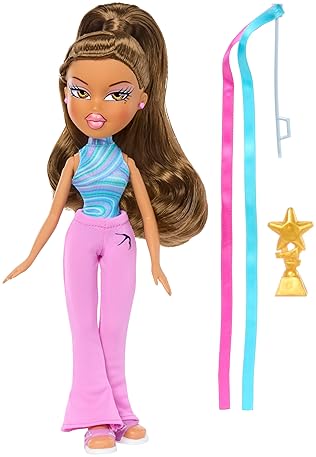 MGA ENTERTAINMENT BRATZ PLAY SPORTZ YASMIN GYMNASTICS FASHION DOLL WITH ACCESSORIES KIDS TOY GIFT SET