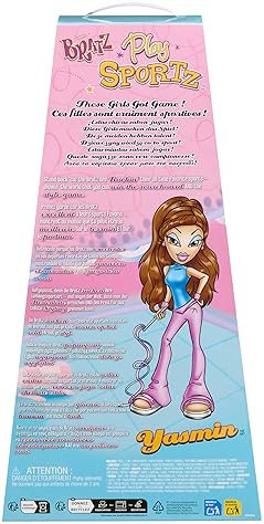 MGA ENTERTAINMENT BRATZ PLAY SPORTZ YASMIN GYMNASTICS FASHION DOLL WITH ACCESSORIES KIDS TOY GIFT SET