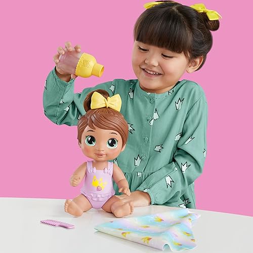 HASBRO BABY ALIVE SHAMPOO SNUGGLE SOPHIA DOLL 11 BROWN HAIR WATER PLAYSET TOYS FOR KIDS 3