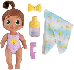 HASBRO BABY ALIVE SHAMPOO SNUGGLE SOPHIA DOLL 11 BROWN HAIR WATER PLAYSET TOYS FOR KIDS 3