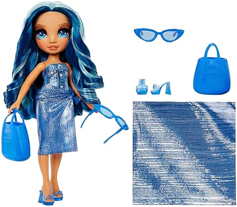 MGA ENTERTAINMENT RAINBOW HIGH SKYLER 11 FASHION DOLL WITH SWIMSUIT, SANDALS ACCESSORIES FOR KIDS 4-12