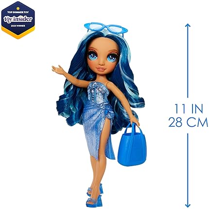 MGA ENTERTAINMENT RAINBOW HIGH SKYLER 11 FASHION DOLL WITH SWIMSUIT, SANDALS ACCESSORIES FOR KIDS 4-12