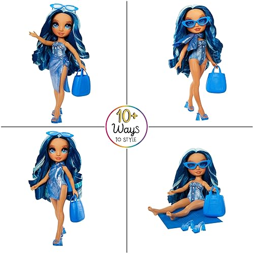 MGA ENTERTAINMENT RAINBOW HIGH SKYLER 11 FASHION DOLL WITH SWIMSUIT, SANDALS ACCESSORIES FOR KIDS 4-12