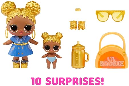 MGA ENTERTAINMENT L.O.L. SURPRISE! CONFETTI POP BIRTHDAY SISTERS DOLL WITH 10 SURPRISES LIMITED EDITION BOX