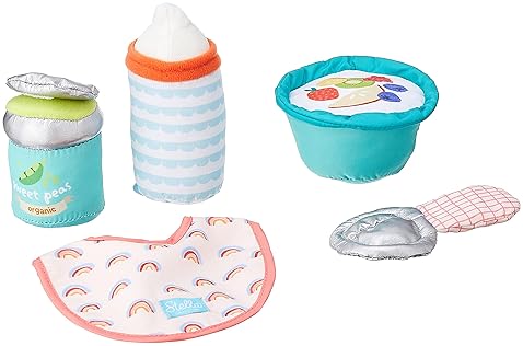 MANHATTAN TOY STELLA BABY DOLL FEEDING SET FOR 12 15 DOLLS PRETEND PLAY ACCESSORIES